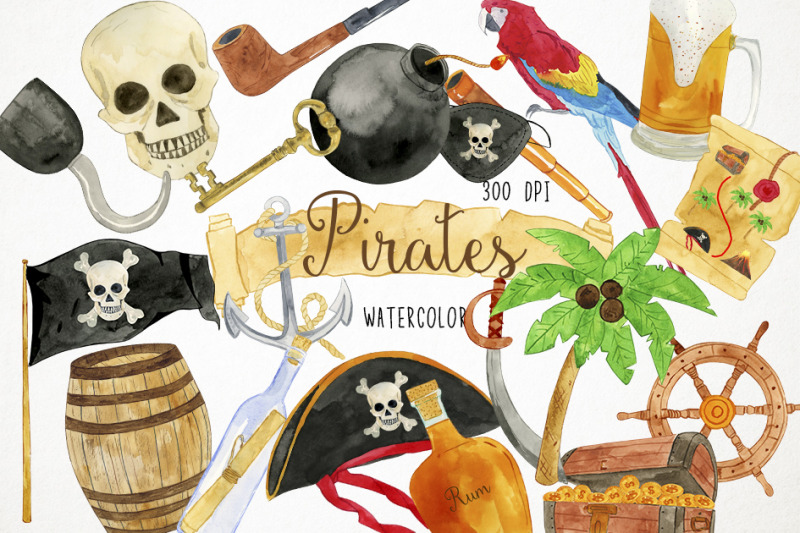 watercolor-pirates-clipart-pirates-clip-art