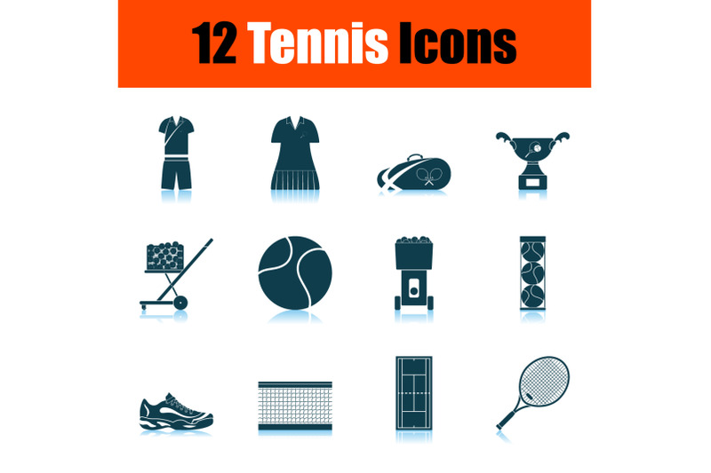 tennis-icon-set