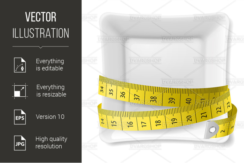 plate-and-tape-measure