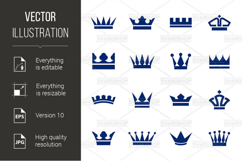 set-of-icons-crowns