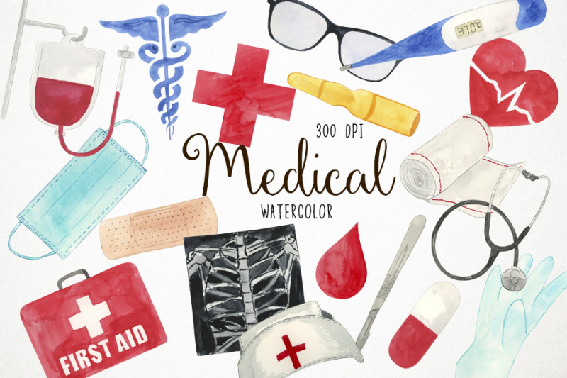 watercolor-medical-clipart-medical-clip-art