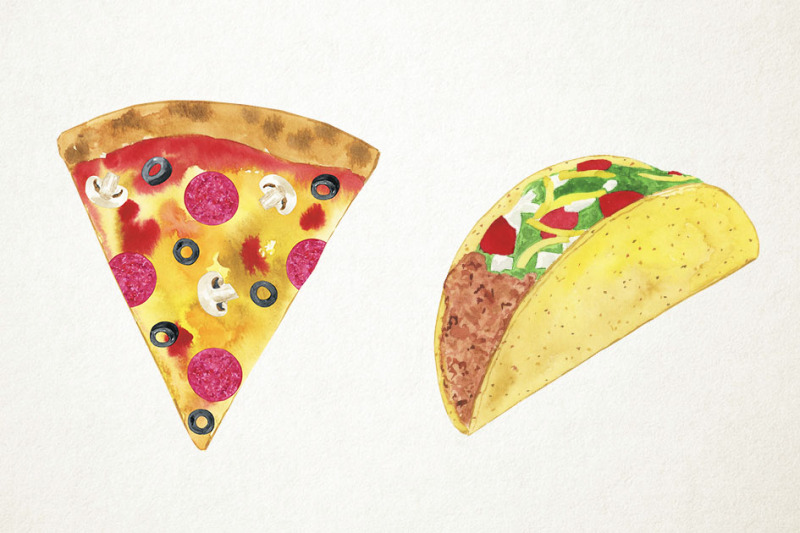 watercolor-junk-food-clipart-fast-food-clipart-junk-food-clip-art