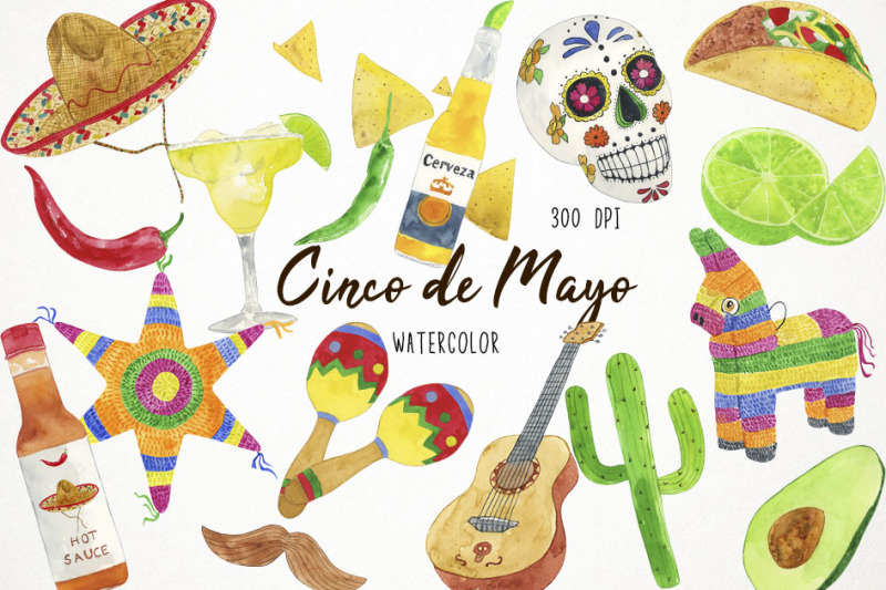watercolor-cinco-de-mayo-clipart-fiesta-clipart-mexican-clipart
