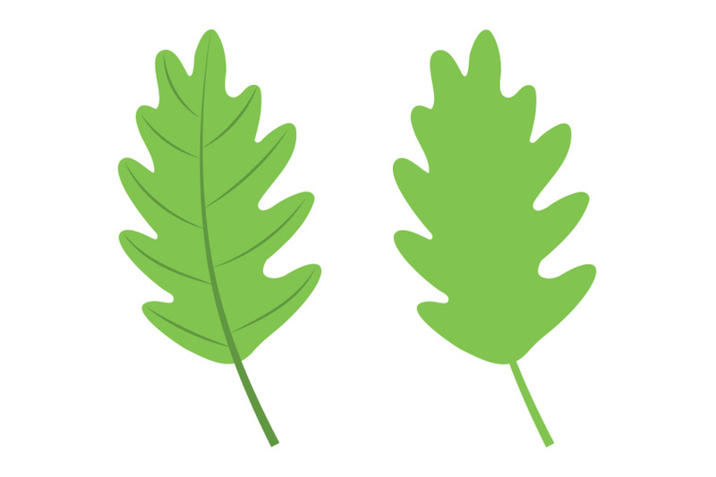 oak-tree-leaf-clip-art-set