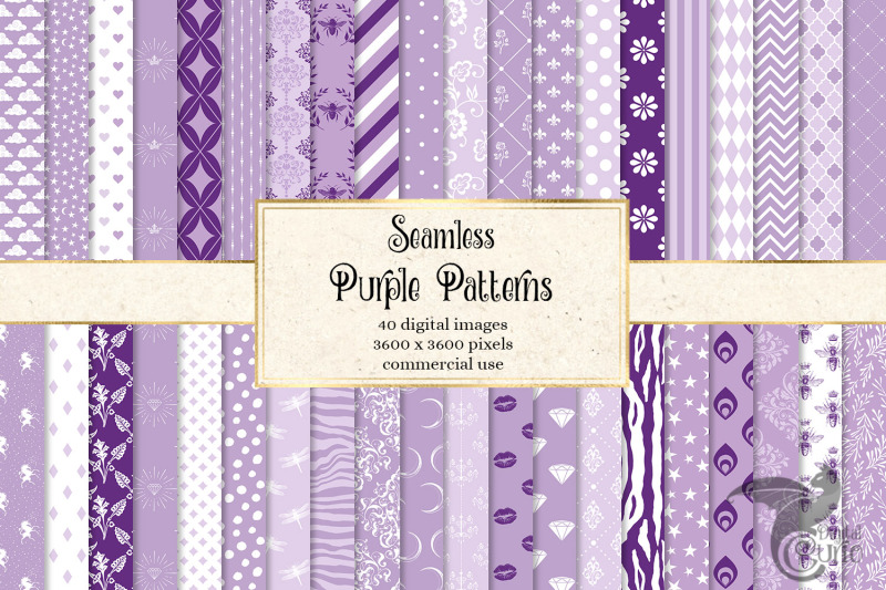 purple-digital-paper-patterns