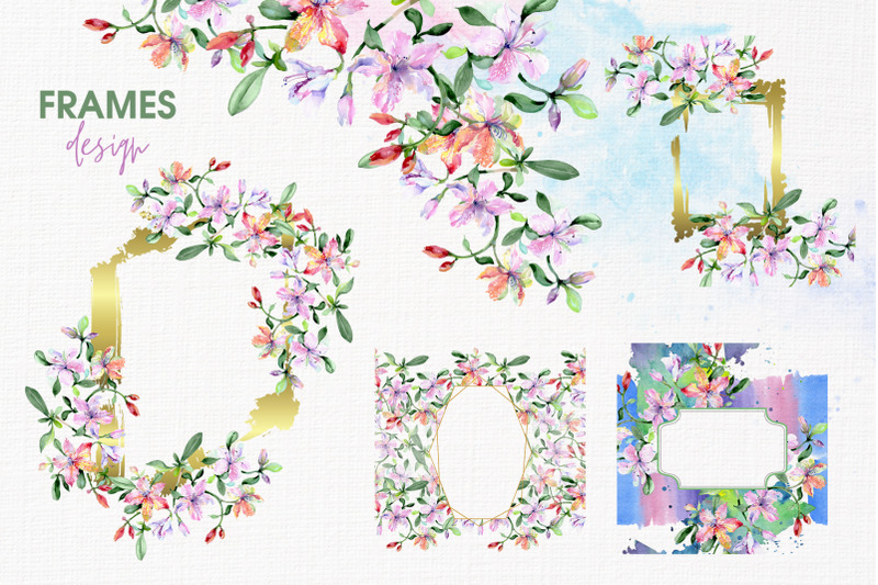 bouquets-with-alstroemeria-watercolor-png