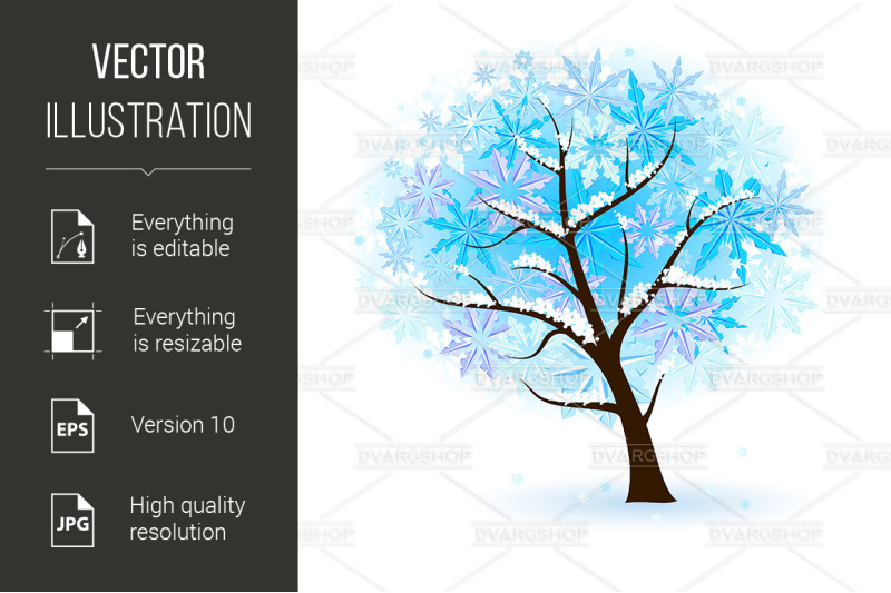 stylized-winter-fruit-tree