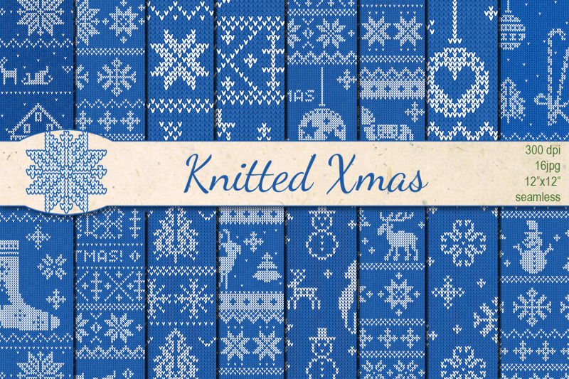 knitted-christmas-seamless-patterns