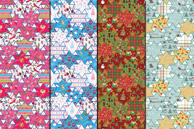 christmas-patchwork-seamless-patterns
