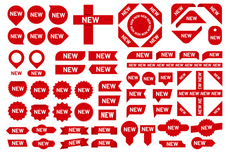 new-sticker-badge-newest-arrival-sale-ribbon-stickers-red-badges-and