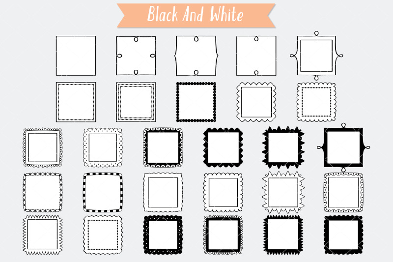 square-frames-hand-drawn-border-amp-decorative-label