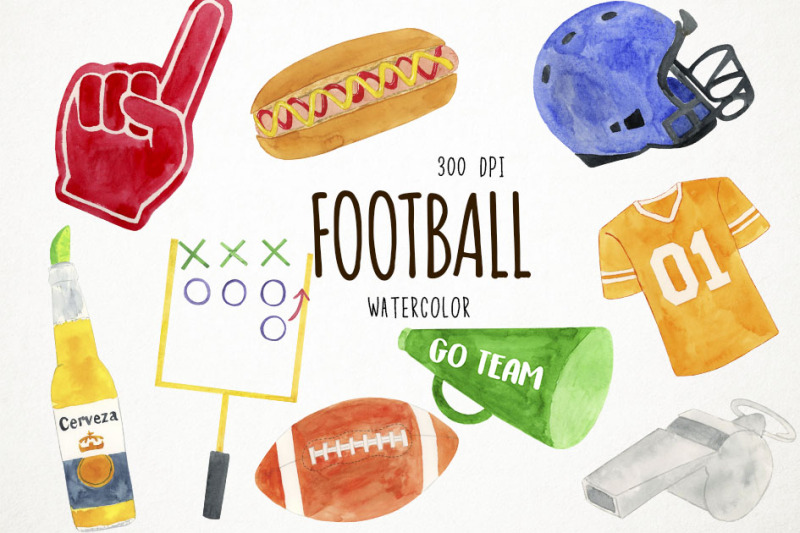 watercolor-football-clipart-football-clip-art-sports-clipart