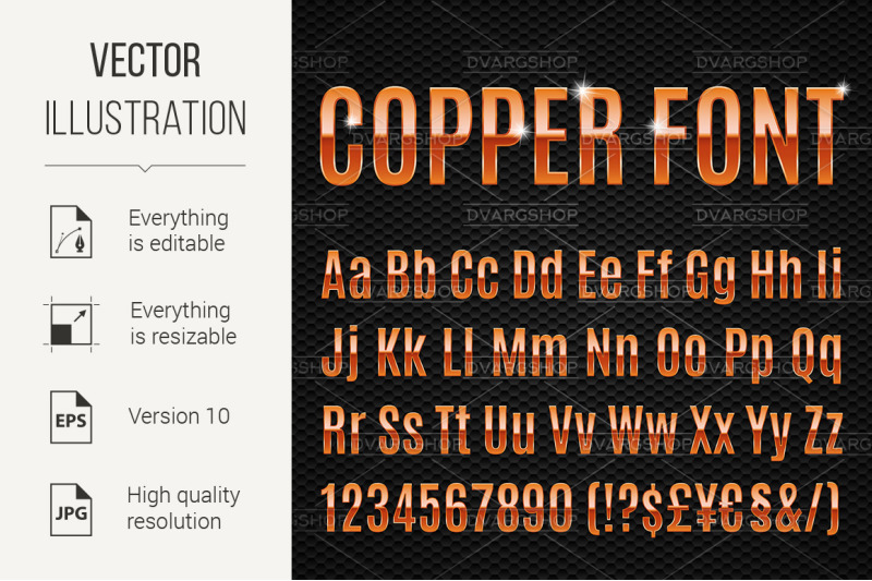 copper-font