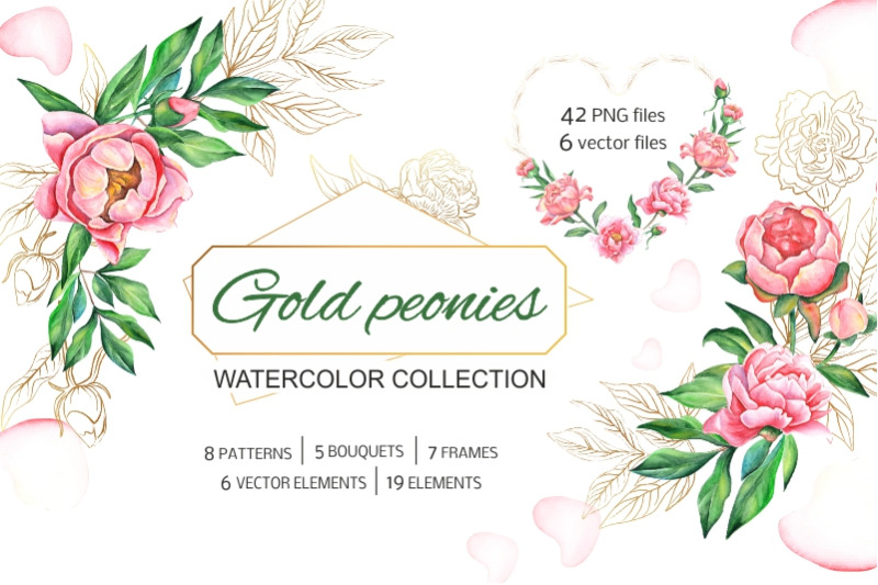 watercolor-gold-peonies