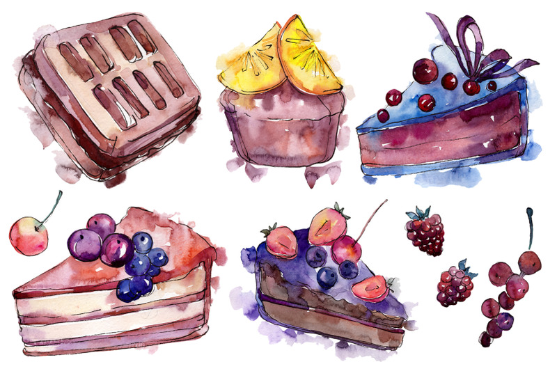 dessert-fruit-tale-watercolor-png