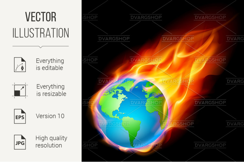 abstract-burning-earth