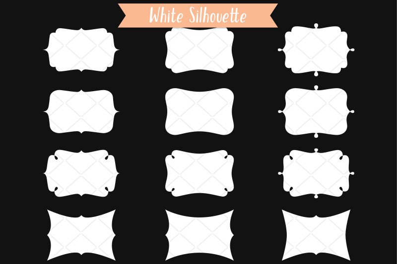 fancy-rectangular-frames-white-hand-drawn-border-monogram