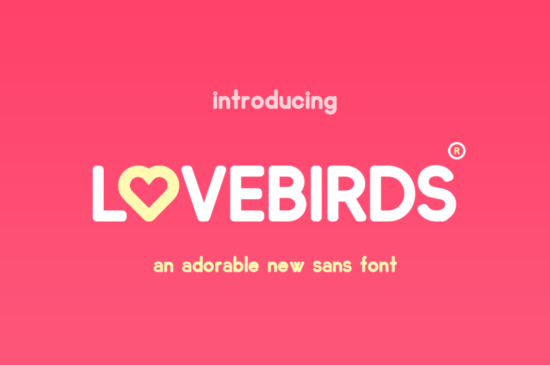 lovebirds-font