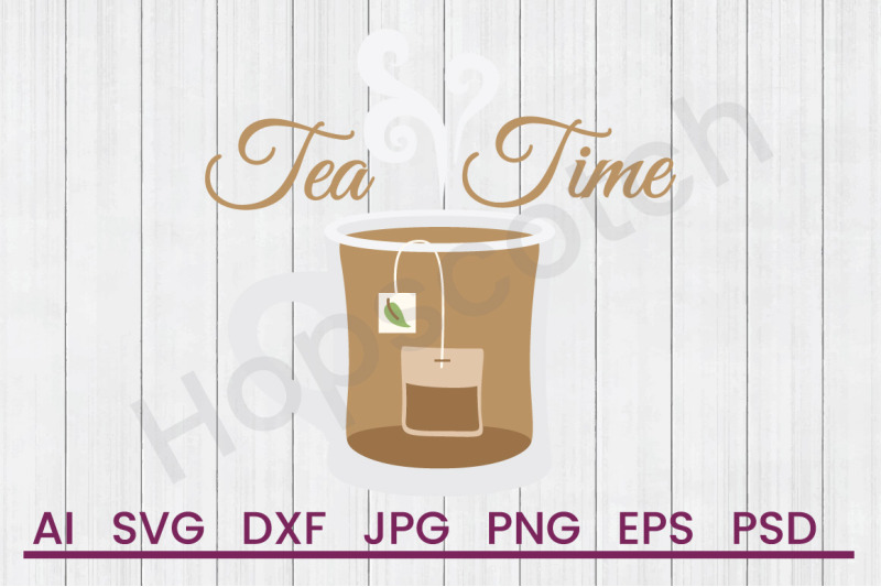 tea-time-svg-file-dxf-file