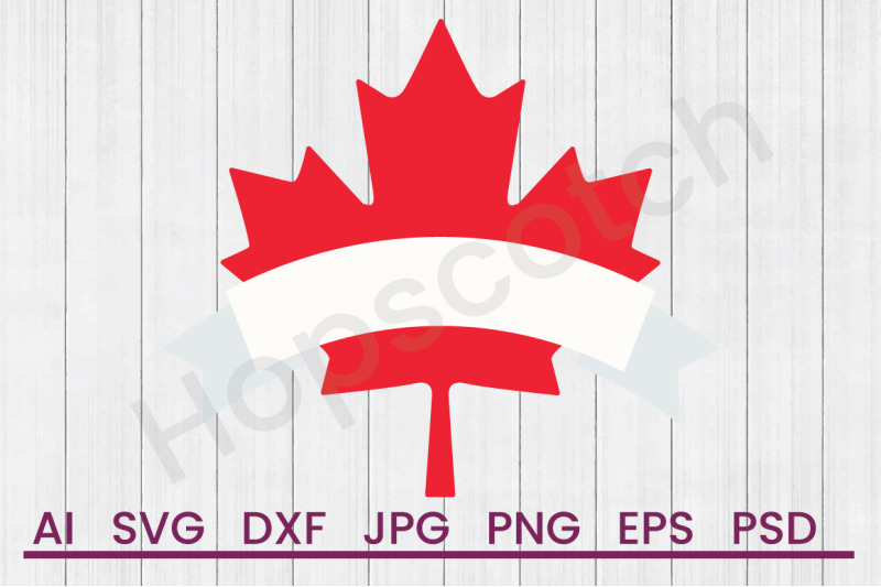 canadian-maple-svg-file-dxf-file