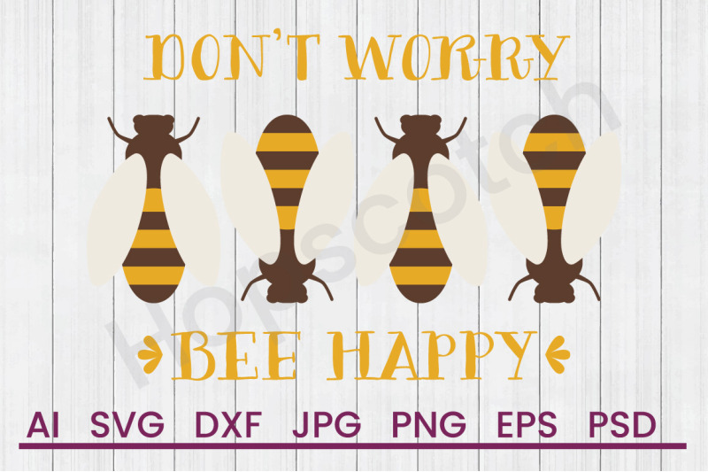 bee-happy-svg-file-dxf-file