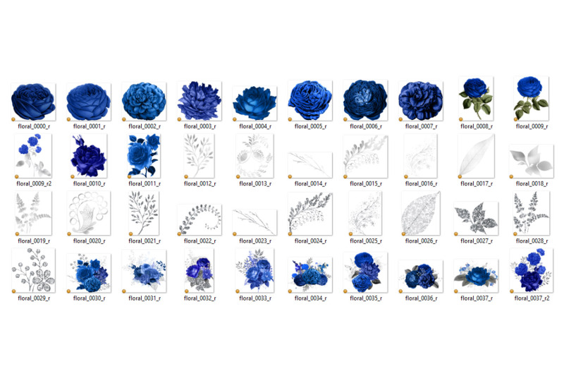 royal-blue-and-silver-floral-clipart