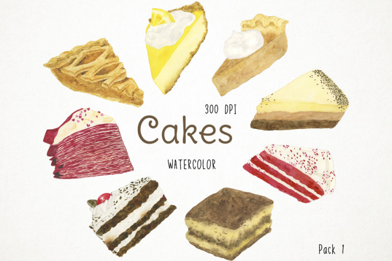 watercolor-cakes-clipart-cakes-clip-art