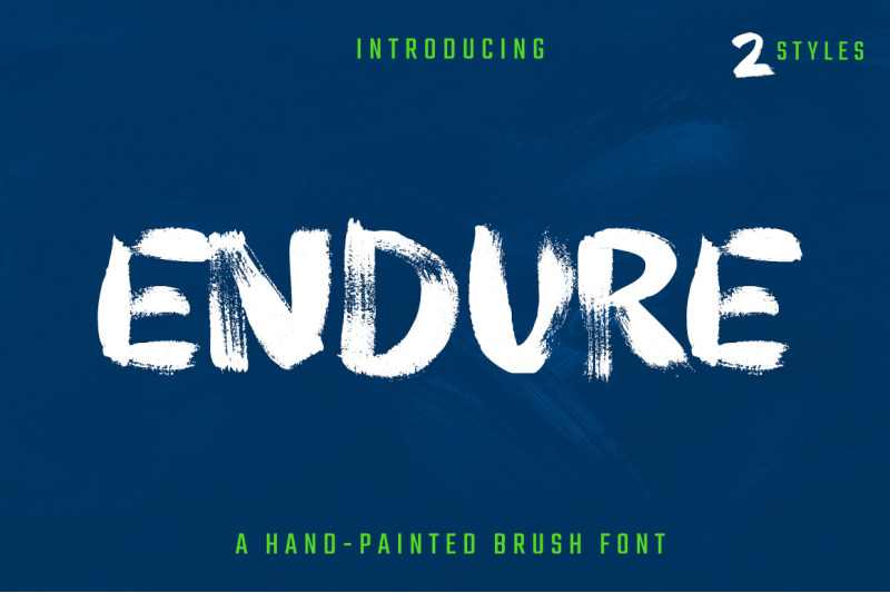 endure-hand-painted-brush-font
