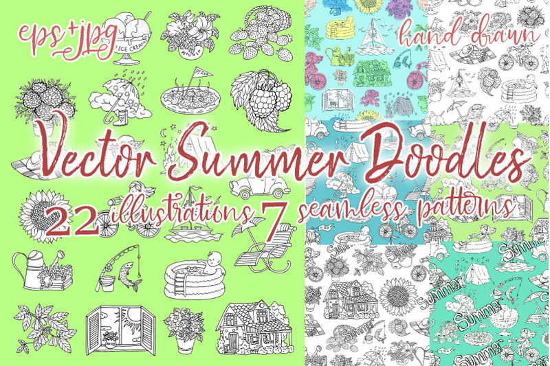 summer-doodles-collection