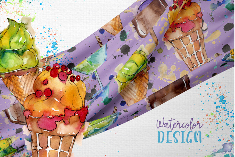 ice-cream-sundae-watercolor-png