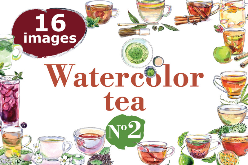 watercolor-tea-2-vector-set