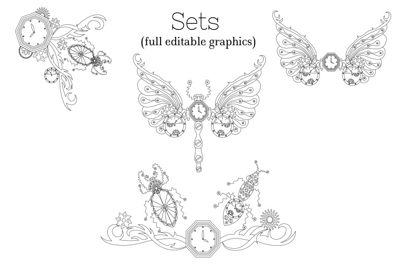 zenart-steampunk-insects-set