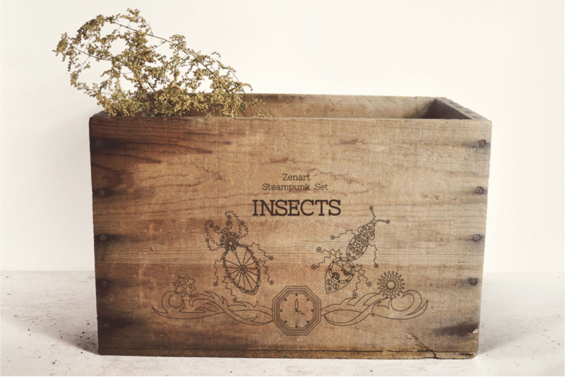 zenart-steampunk-insects-set