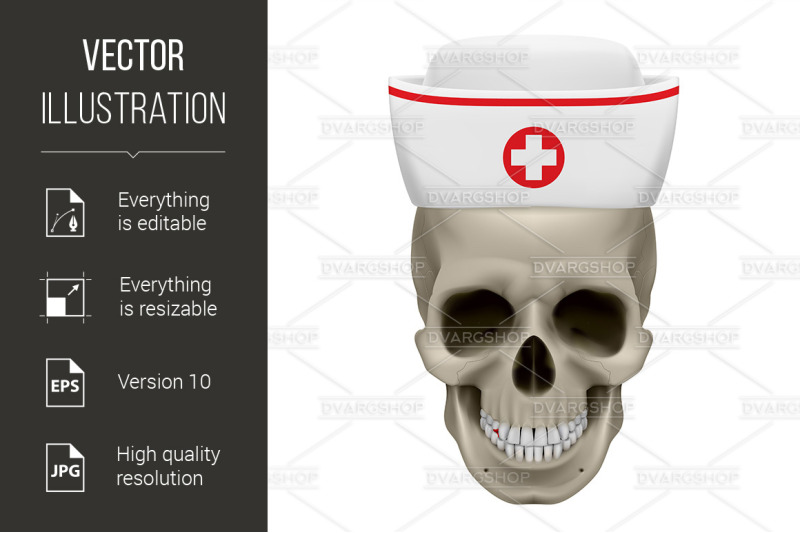 skull-in-nurse-cap