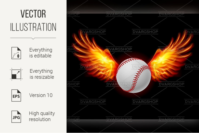 baseball-fiery-wings