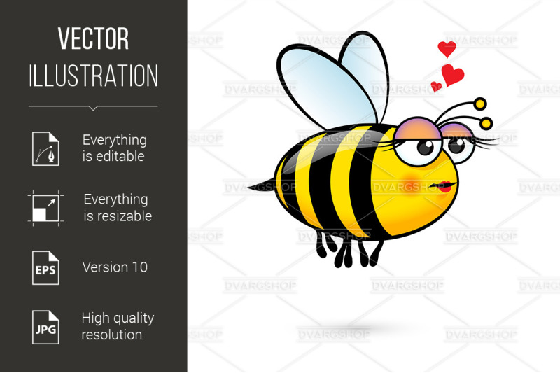 cartoon-bee