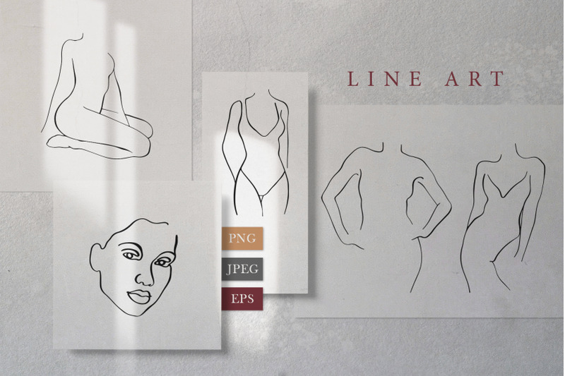 body-line-graphic-collection