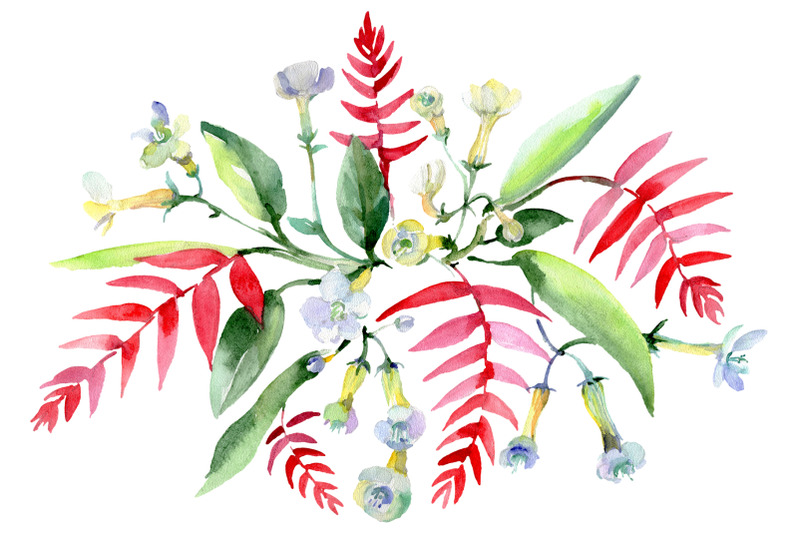 bouquet-ariel-watercolor-png