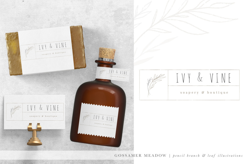 pencil-branch-amp-leaf-illustrations-branding-kit