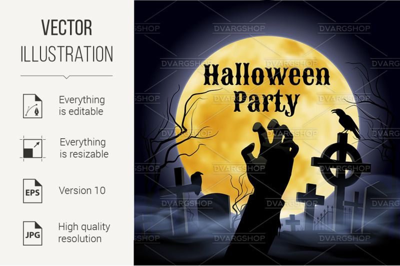 halloween-party-on-a-spooky-graveyard-under-full-moon