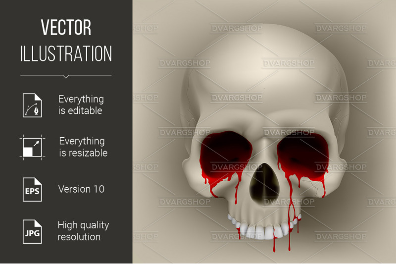 bleeding-skull