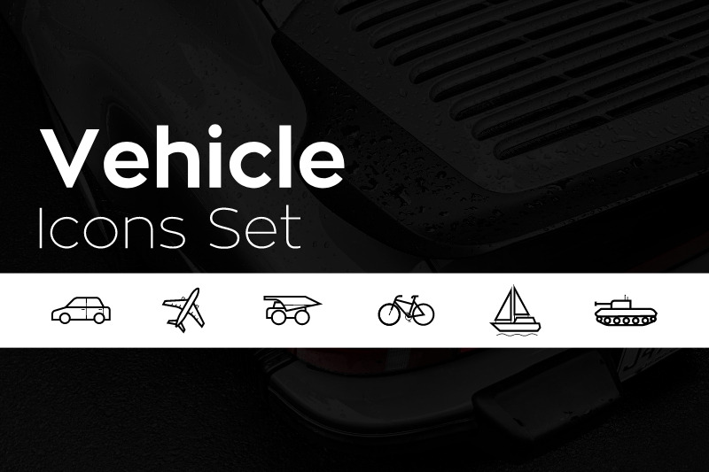 vehicle-transportation-icons-set