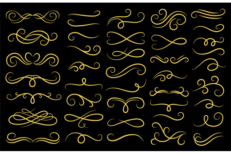 vintage-swirls-ornament-decorative-golden-ornamental-swirl-medieval