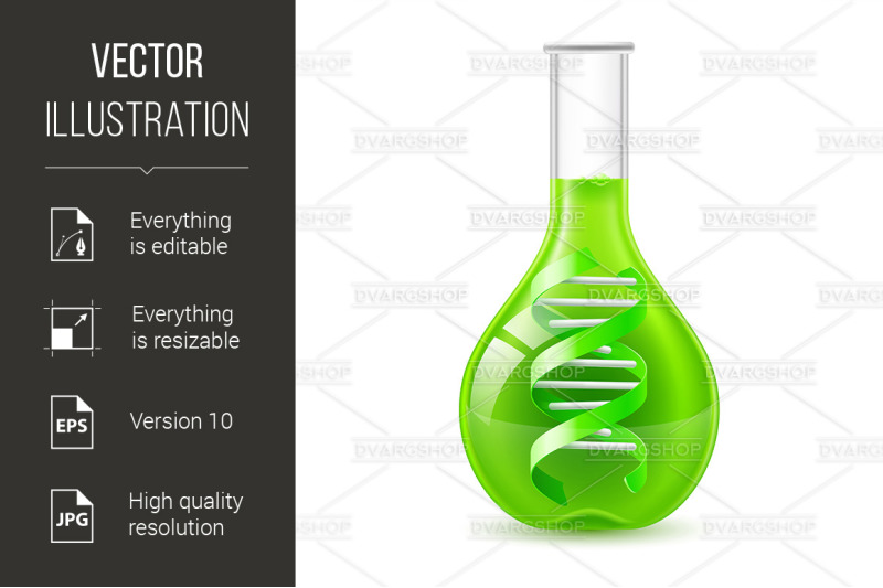 flask-with-dna