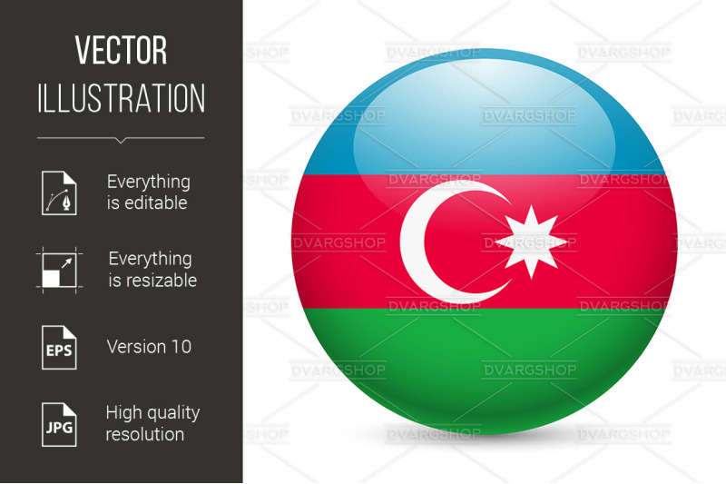 round-glossy-icon-of-azerbaijan