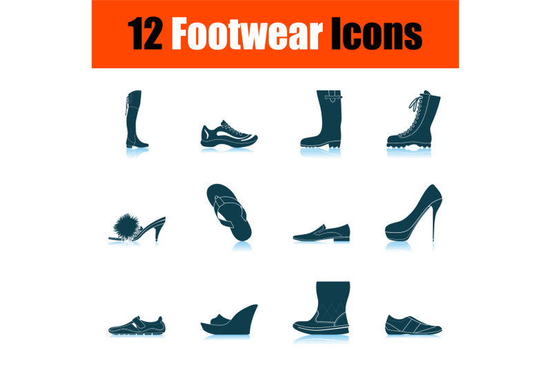 footwear-icon-set