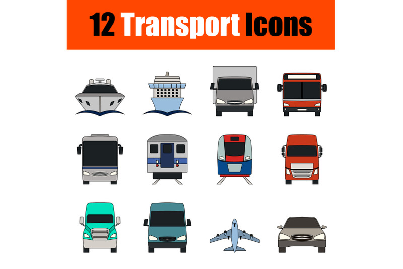 transport-icon-set