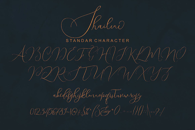 shailene-script-font