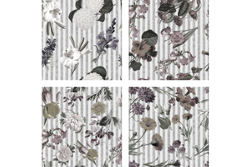 floral-amp-silver-seamless-patterns