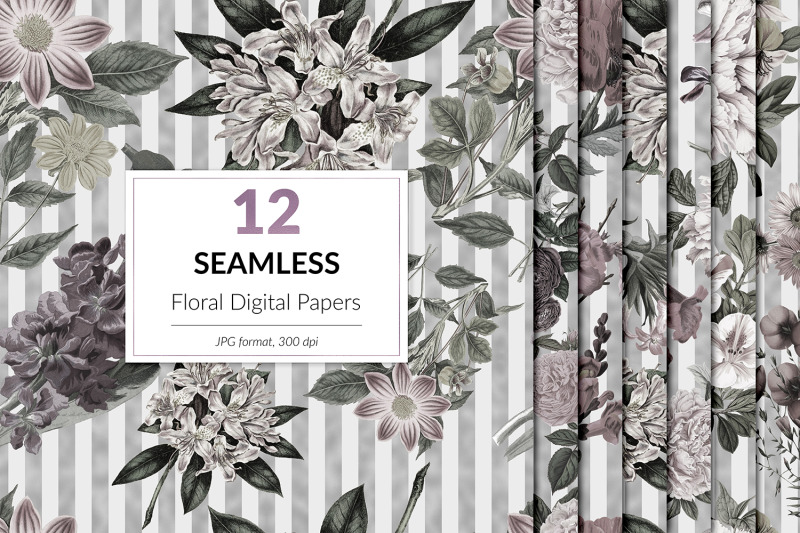 floral-amp-silver-seamless-patterns